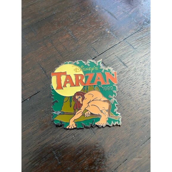 Disney Tarzan Green Yellow Metal Trading Pin - Picture 1 of 8